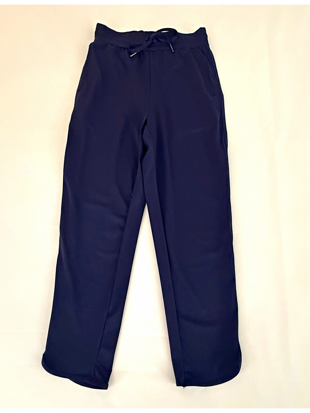 Halara Women’s Athletic Yoga Pants Navy Blue Drawstring Wide Leg XS NWT